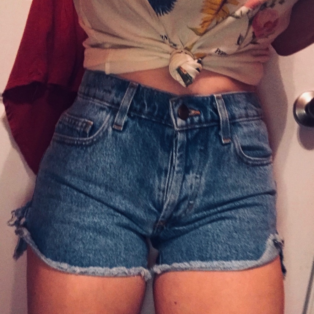 American Apparel high waisted shorts